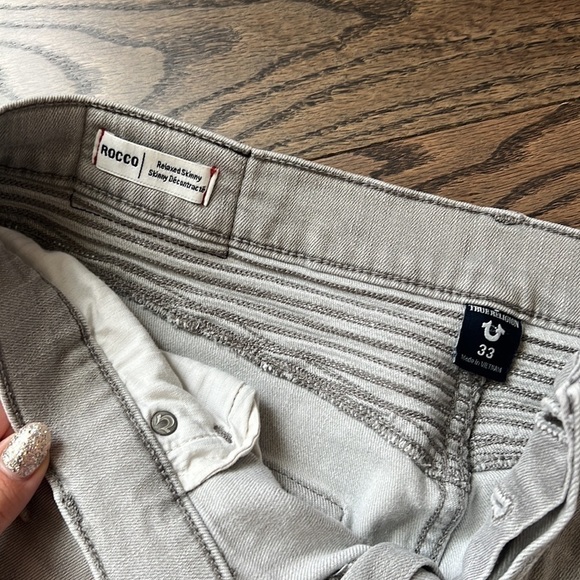 G-Star Skinny Jeans in Light Gray waist 33 men’s juniors designer sale casual - Picture 2 of 2